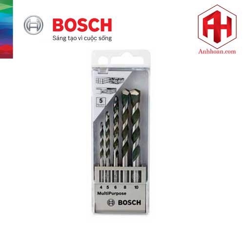 bộ 5 mũi khoan đa dụng bosch