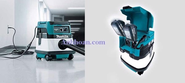 Máy hút bụi dùng điện và pin Makita DVC860LZ 18vx2