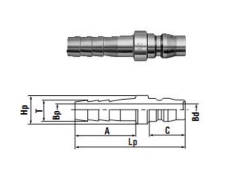 Khớp Nối Nhanh Nitto 400PH