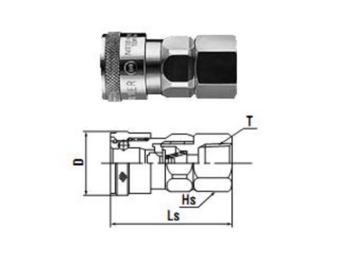 Khớp Nối Nhanh Nitto 400SF